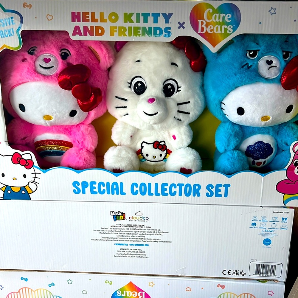 Hello kitty x Care Bears collection,